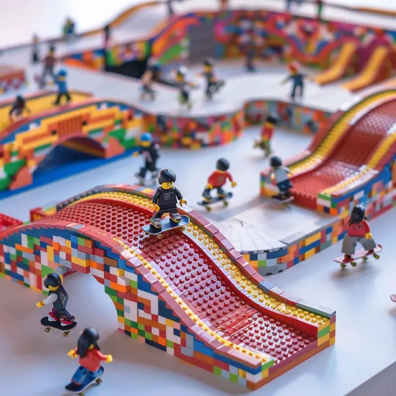 Tworzenie skateparku z klocków LEGO - Poradnik